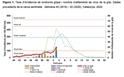 La grip a Catalunya ja arriba a epidèmia