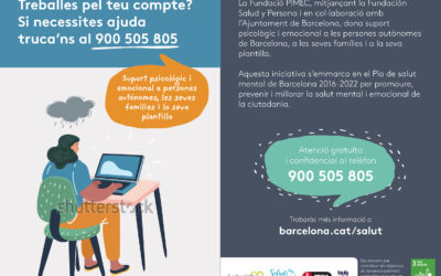 Telèfon de suport psicològic per a persones autònomes de Barcelona