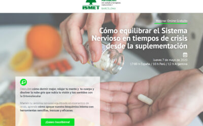 Webinar online gratuït d’ISMET