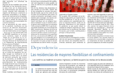 “La farmacia ante el virus”. Article publicat al El País Medicina