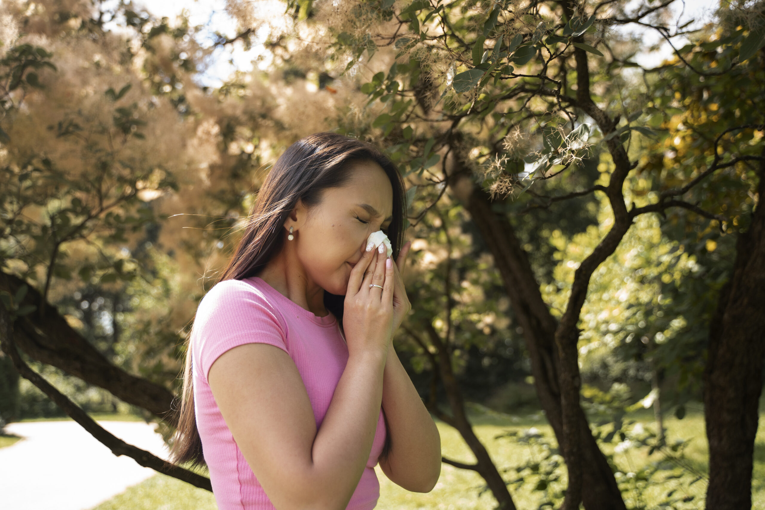 side-view-woman-blowing-her-nose
