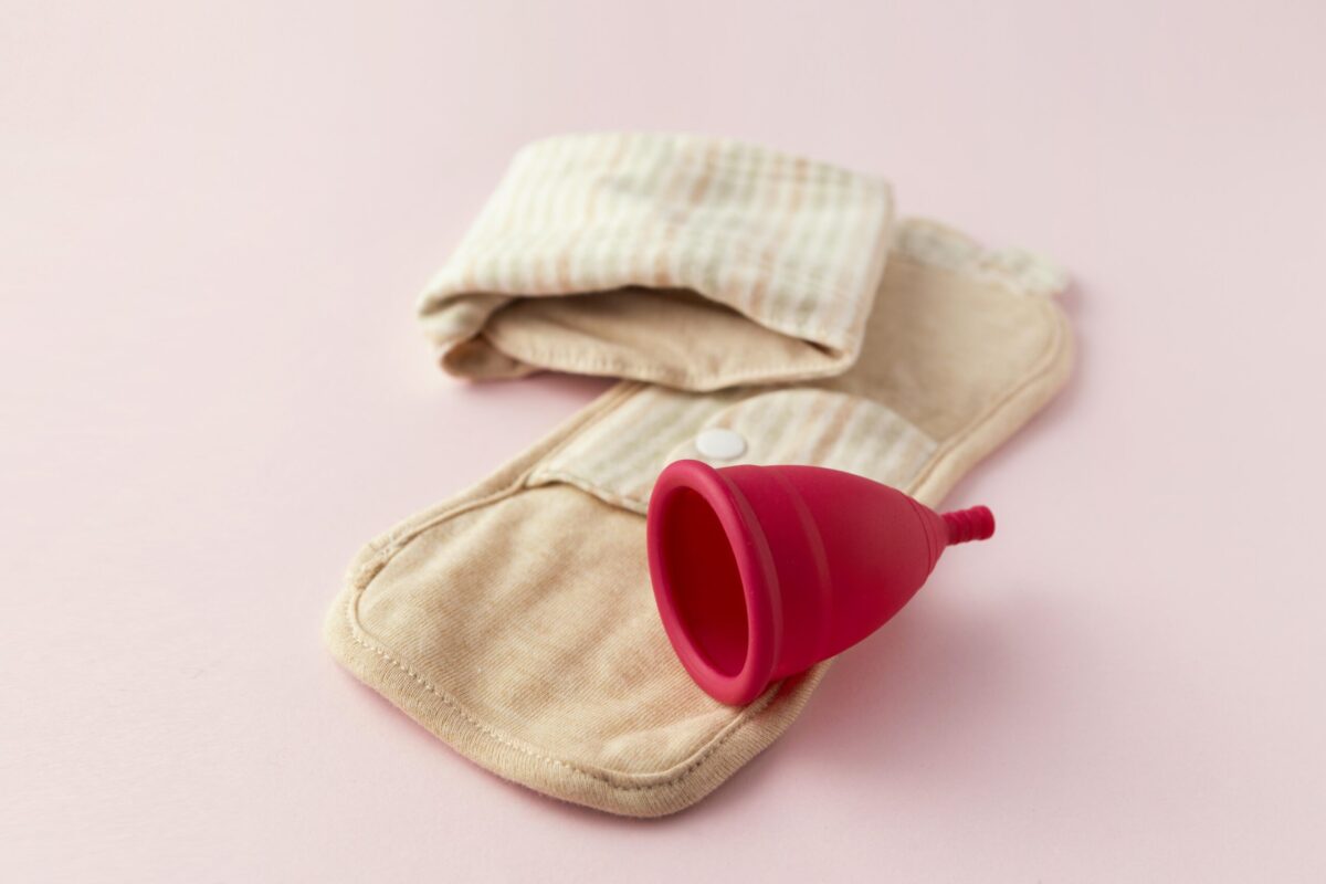 top-view-menstruation-cup