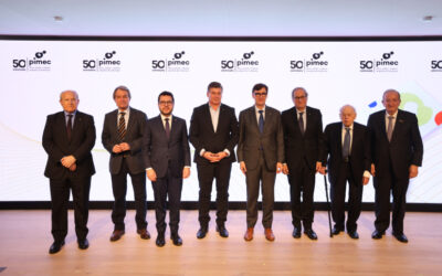 La FEFAC assisteix a l’acte de celebració del 50è aniversari de PIMEC amb la presència dels presidents de la Generalitat