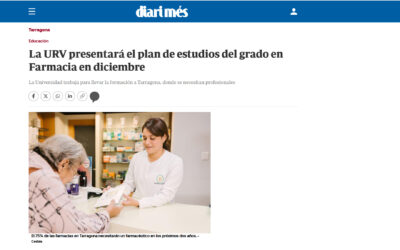 Declaracions de l’AFET a diari més sobre la presentació del pla d’estudis del grau de farmàcia