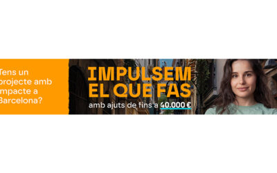 Convocatòria de nous ajuts a Barcelona “Impulsem el que fas”